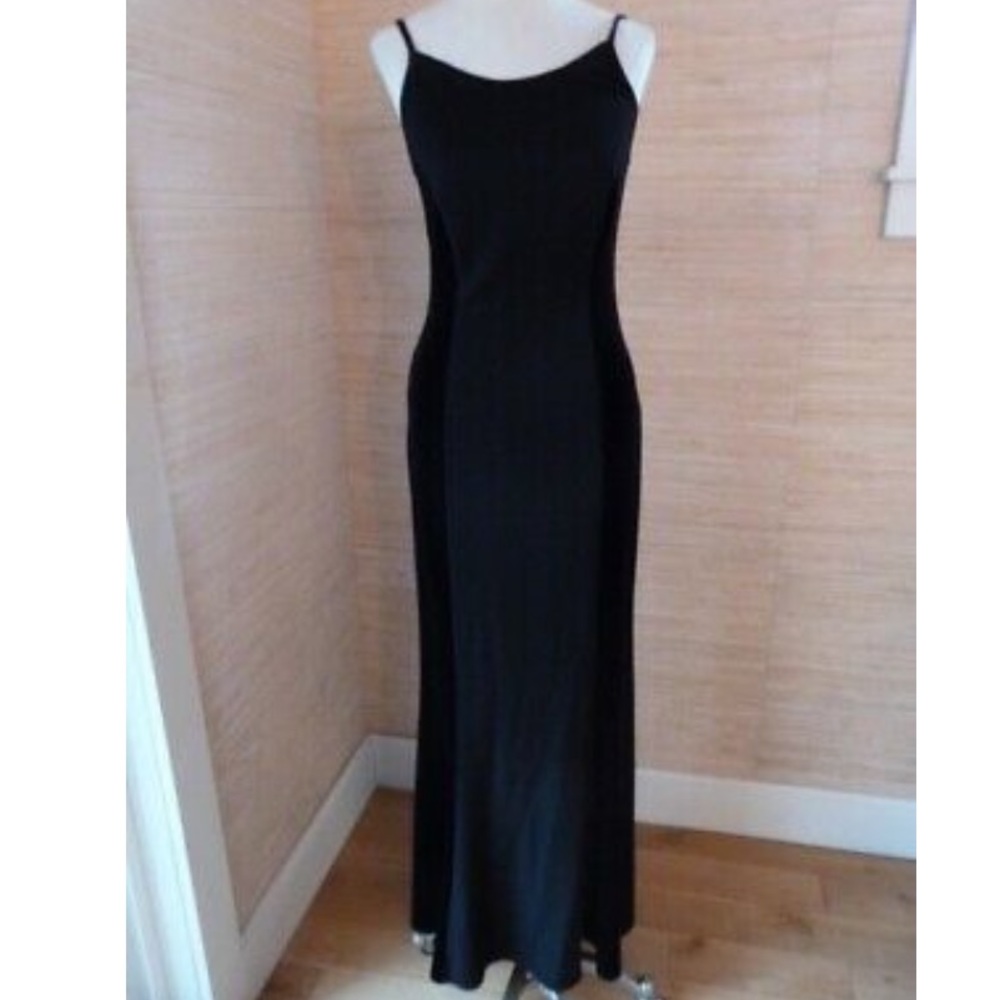 Vintage Jessica McClintock Gunne Sax Black Dress